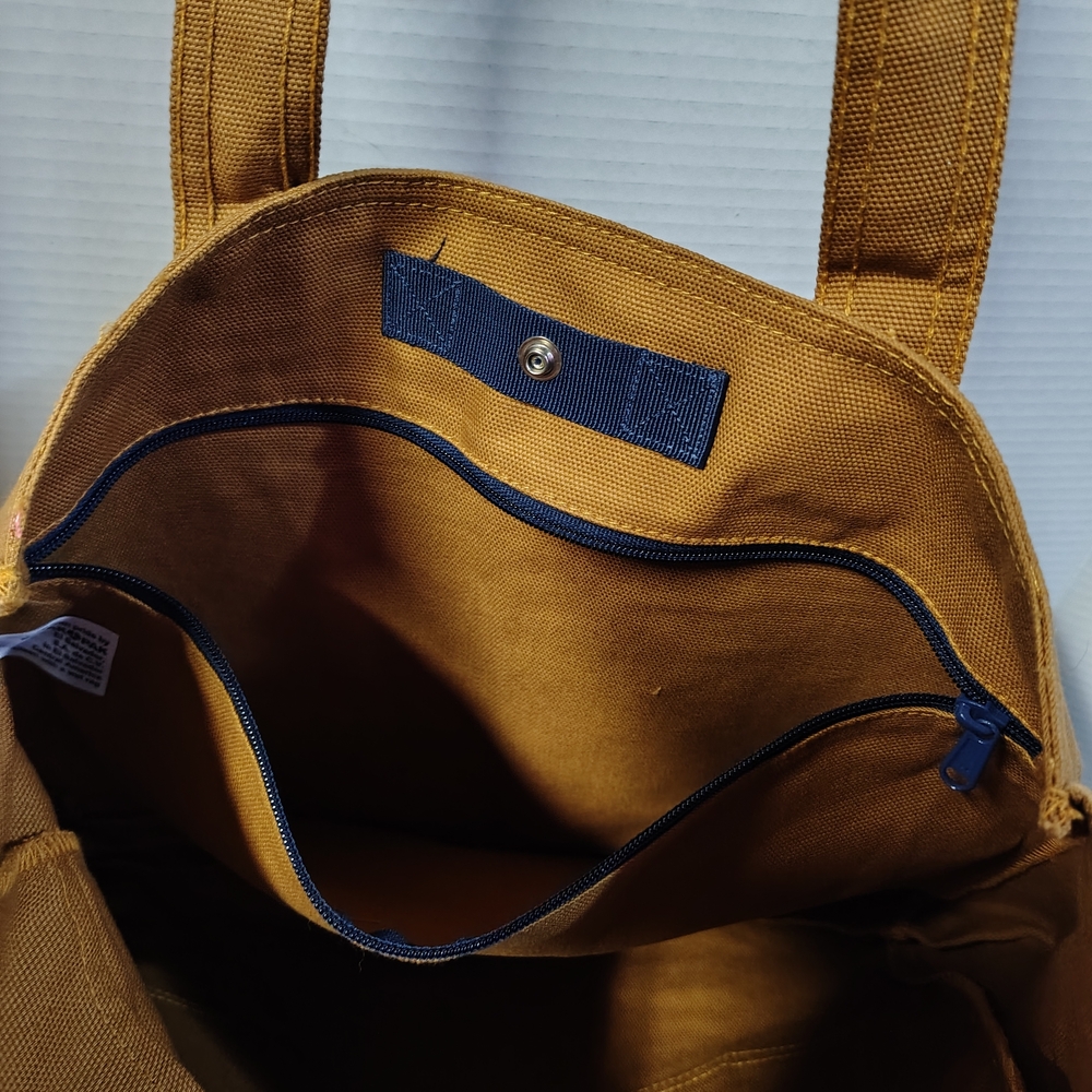 Stylish Wrangler Tan Canvas Tote Bag - Picture 5 of 9